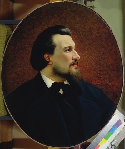 Portrait of Nikolay Leskov by Anatoly Lelakow